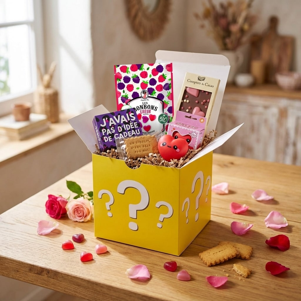 Idée cadeau original box surprise personnalisée