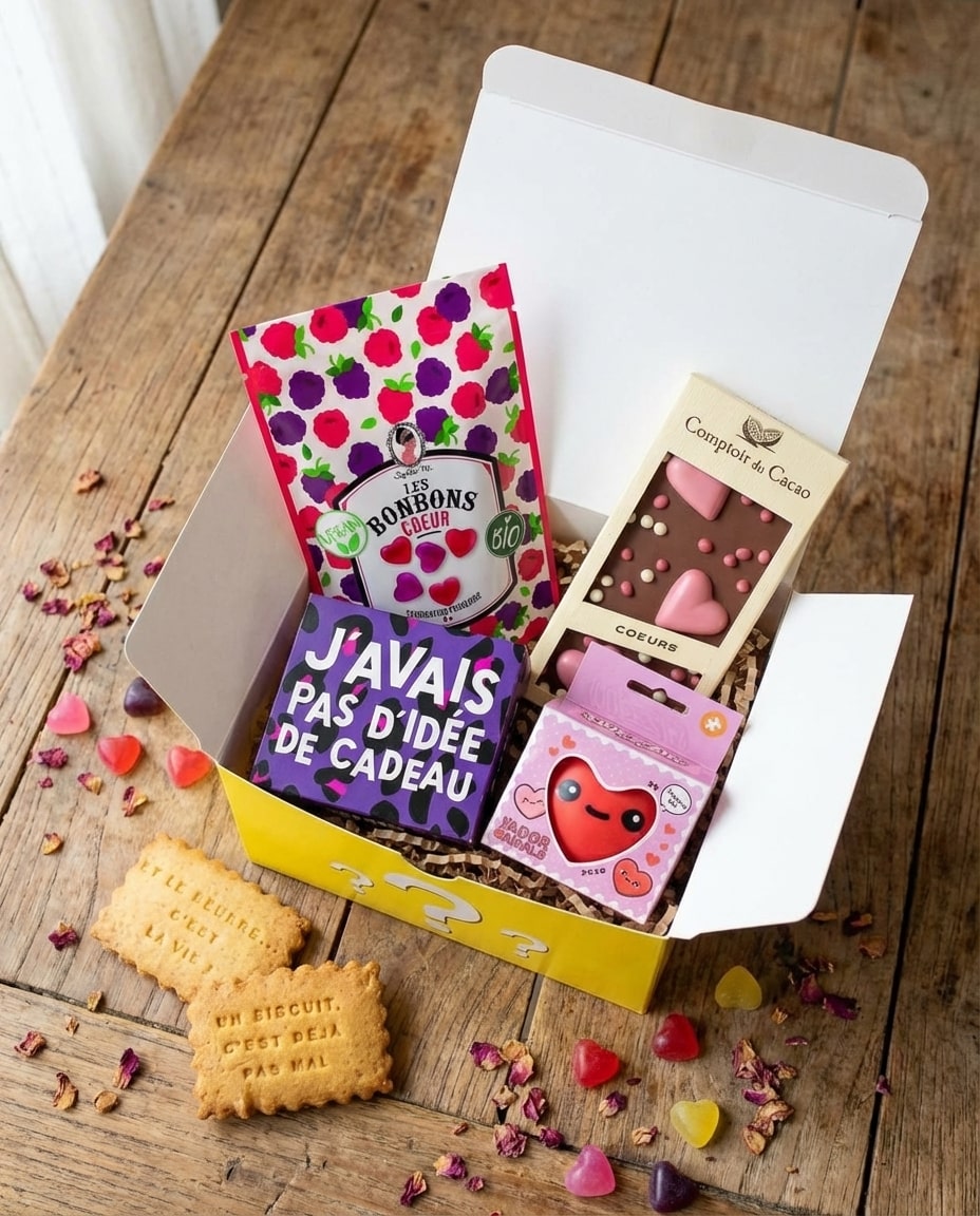 Box cadeau gourmande prête à offrir