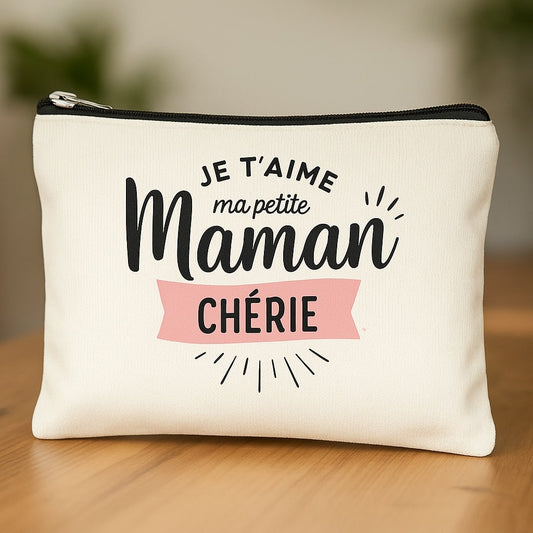 Pochette “Je t’aime ma petite Maman chérie” - Lune de cœur 