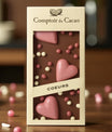 Tablette “Cœurs” présentée en coffret cadeau – Chocolaterie artisanale Lune de Cœur