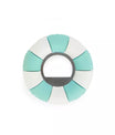 Détail du décapsuleur flottant turquoise, design original Balvi