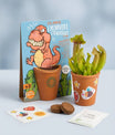 Coffret graines plante carnivore avec T-Rex – activité enfant