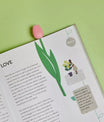 Marque-page Tulipe Rose