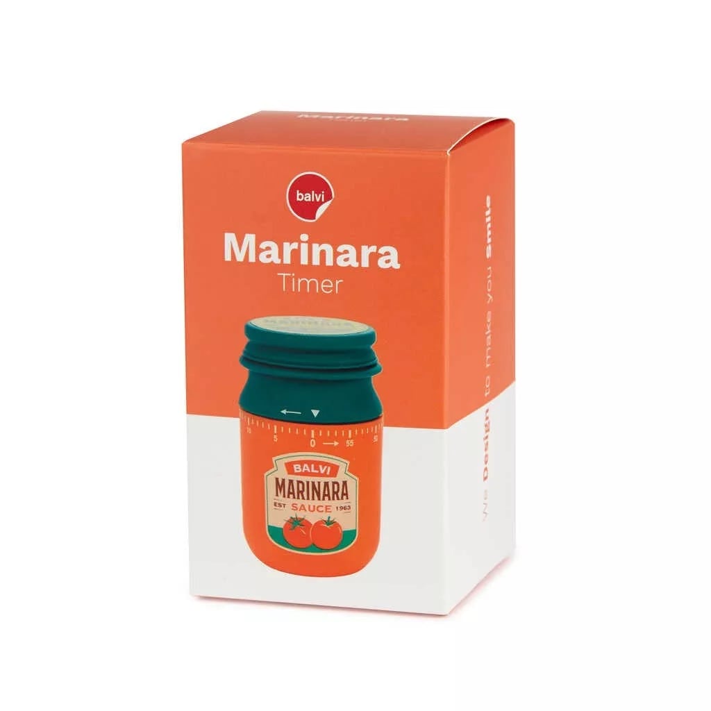 Idée cadeau original cuisine – minuteur mécanique Balvi marinara