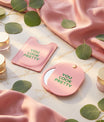 Miroir de poche rose avec message You Look Pretty
