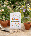 Sachet Joyeux anniversaire avec mélange de graines de fleurs
