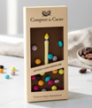 Tablette “Joyeux Anniversaire” présentée en cadeau – Chocolaterie artisanale