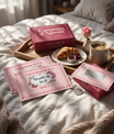 Main qui gratte un coupon d'amour pour révéler un bon surprise